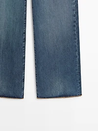High-waist palazzo jeans