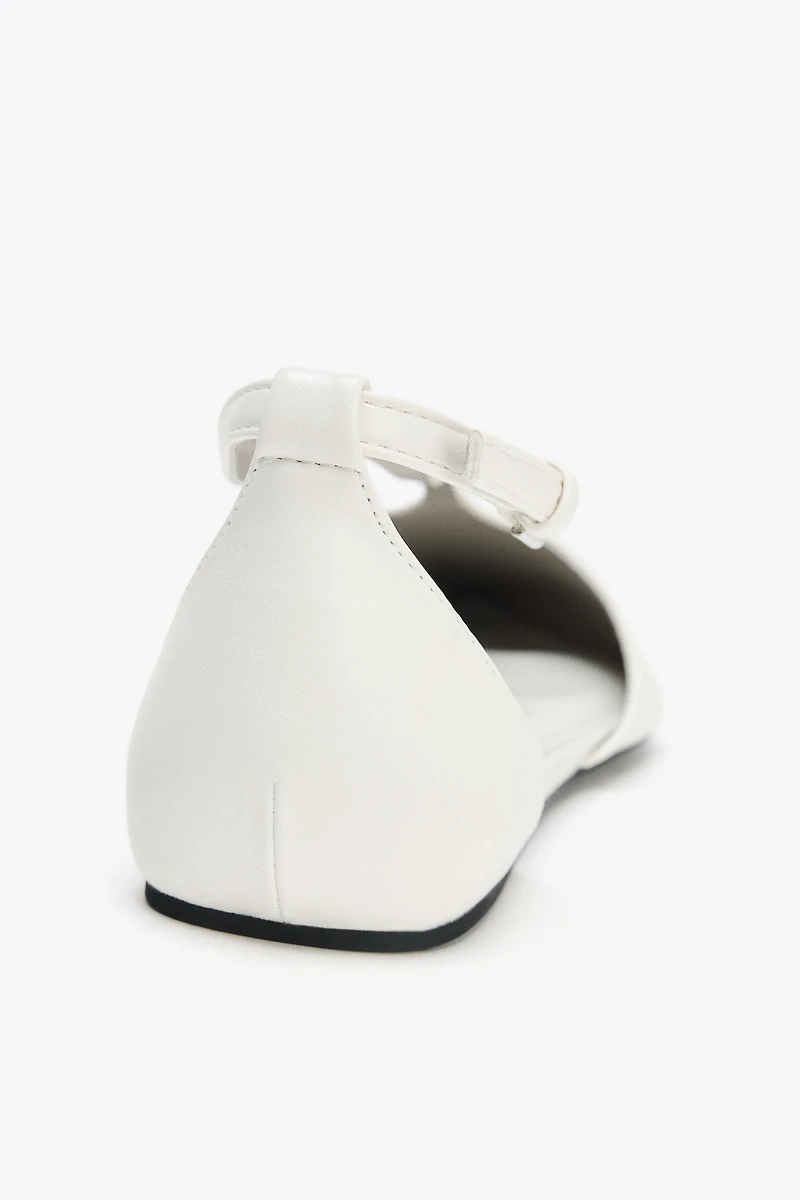 ANKLE STRAP FLAT SHOES