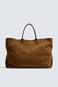 LEATHER SHOPPER BAG
