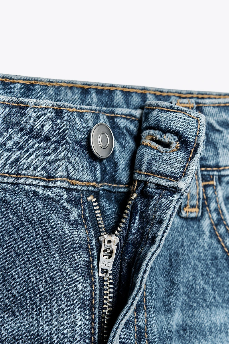 TRF DENIM MINI SKIRT