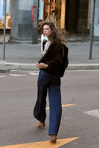 FAUX FUR BOMBER JACKET