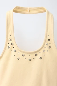 STAR HALTER TOP