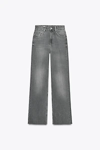 TRF HIGH WAIST WIDE LEG FULL LENGTH JEANS
