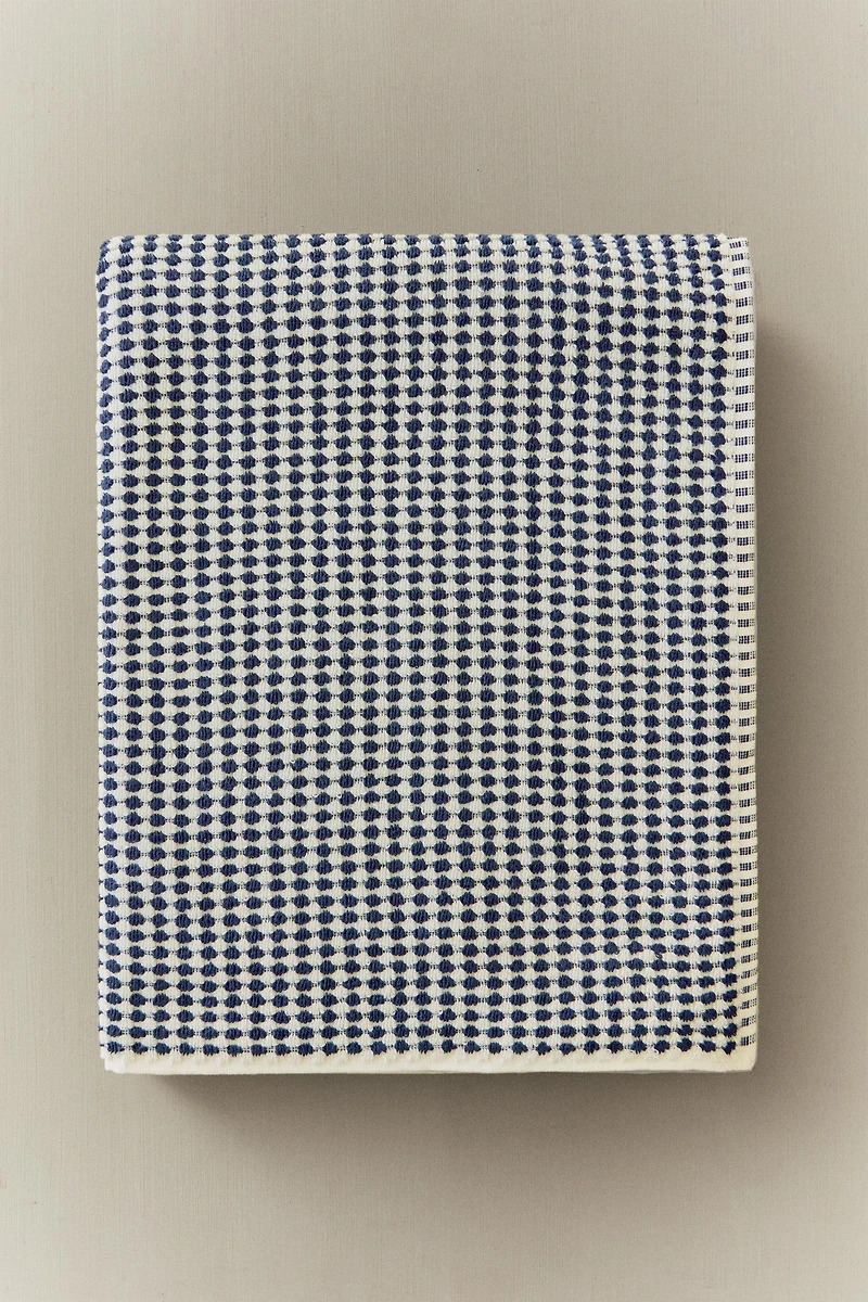 SERVIETTE DE BAIN TEXTURÉE COTON
