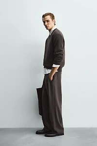 PANTALON PLIS COUPE DÉCONTRACTÉE