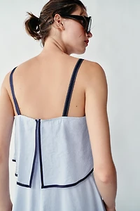 COMBINATION MIDI DRESS