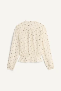 LIMITED EDITION PRINTED BLOUSE WITH TIES