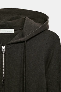 SEAMLESS CROPPED SWEATSHIRT