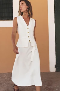 JUPE CAPE CEINTURE