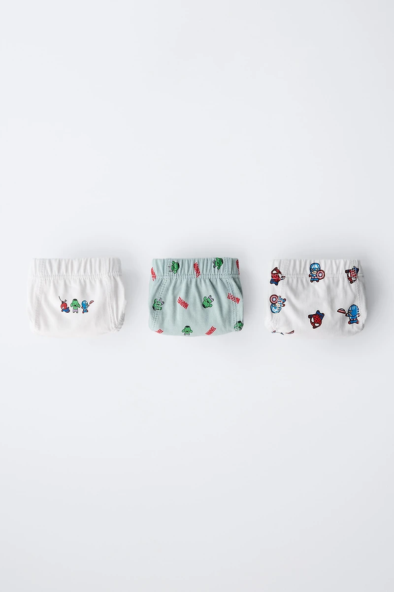 2-6 YEARS/ THREE-PACK OF THE AVENGERS © MARVEL BRIEFS