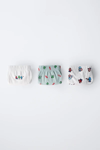 2-6 YEARS/ THREE-PACK OF THE AVENGERS © MARVEL BRIEFS