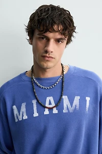 MIAMI WAFFLE KNIT T-SHIRT
