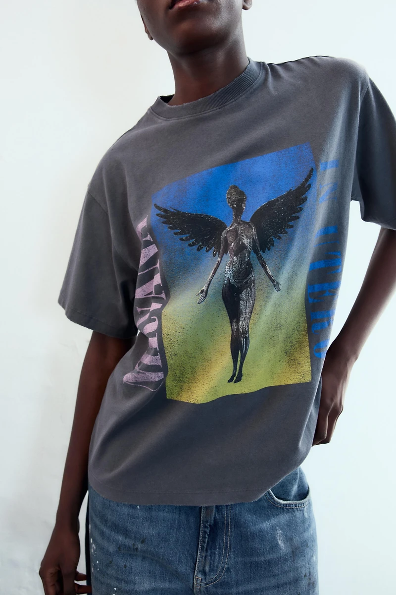 NIRVANA© WASHED EFFECT T-SHIRT