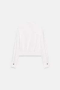 CHEMISE COURTE À PATTES D'ÉPAULES