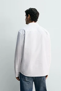 COTTON - LYOCELL POCKET SHIRT