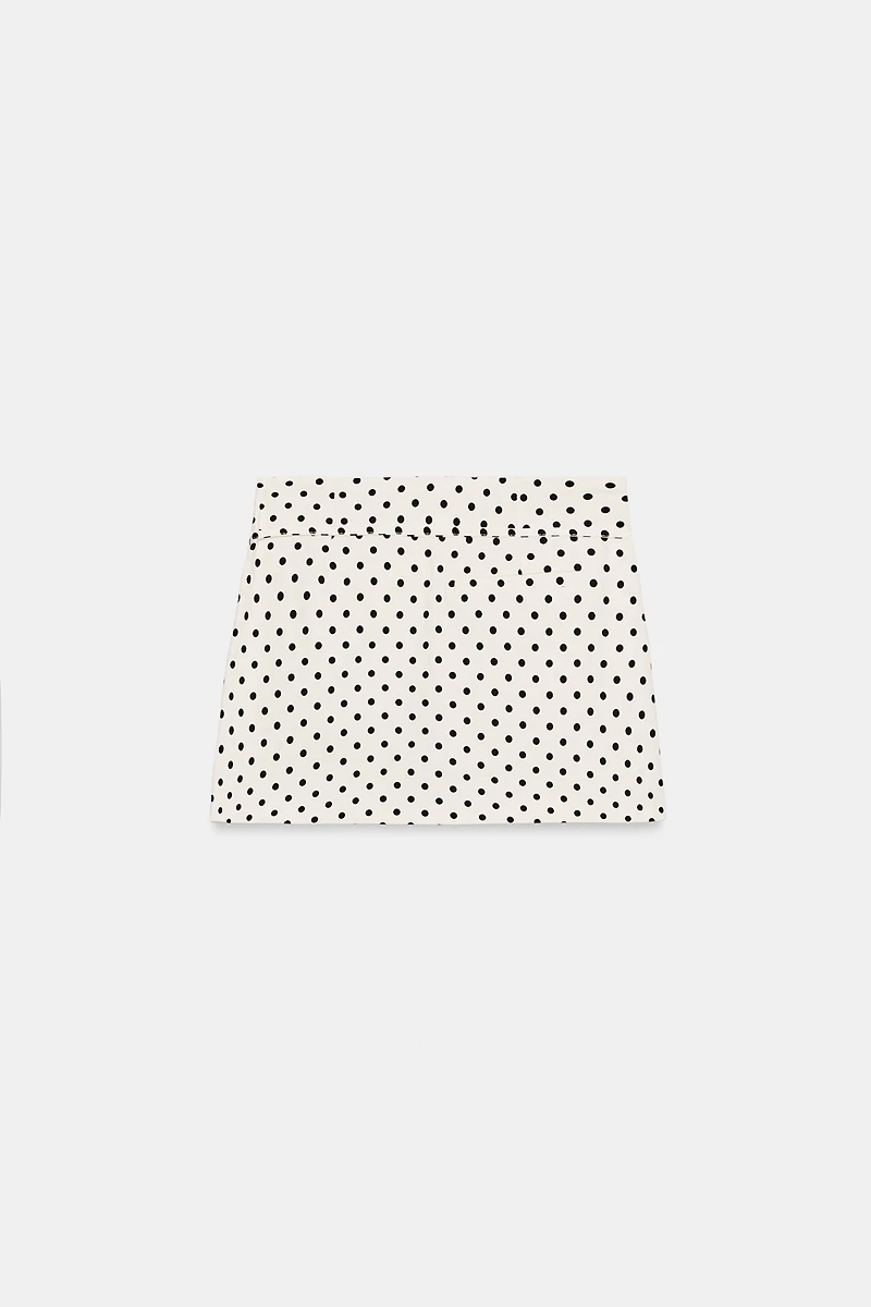 JUPE-PANTALON À CEINTURE