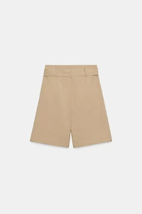 TIE-BELT SHORTS