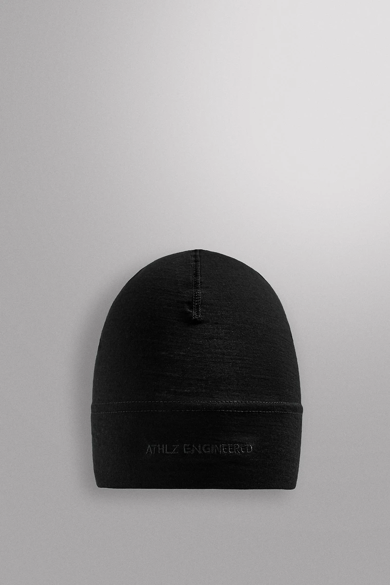 WOOL BLEND RUNNING BEANIE