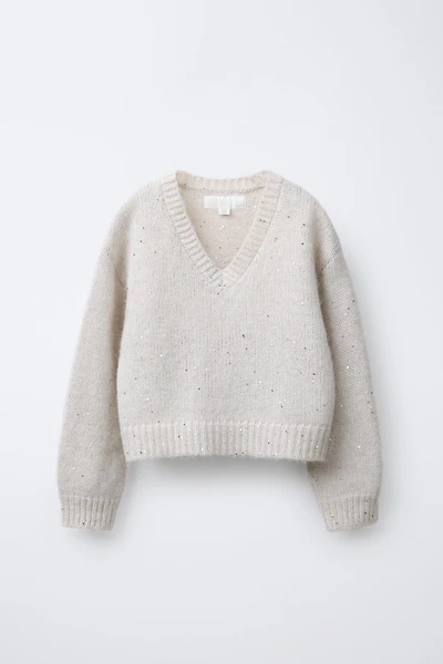 SEQUIN KNIT JUMPER
