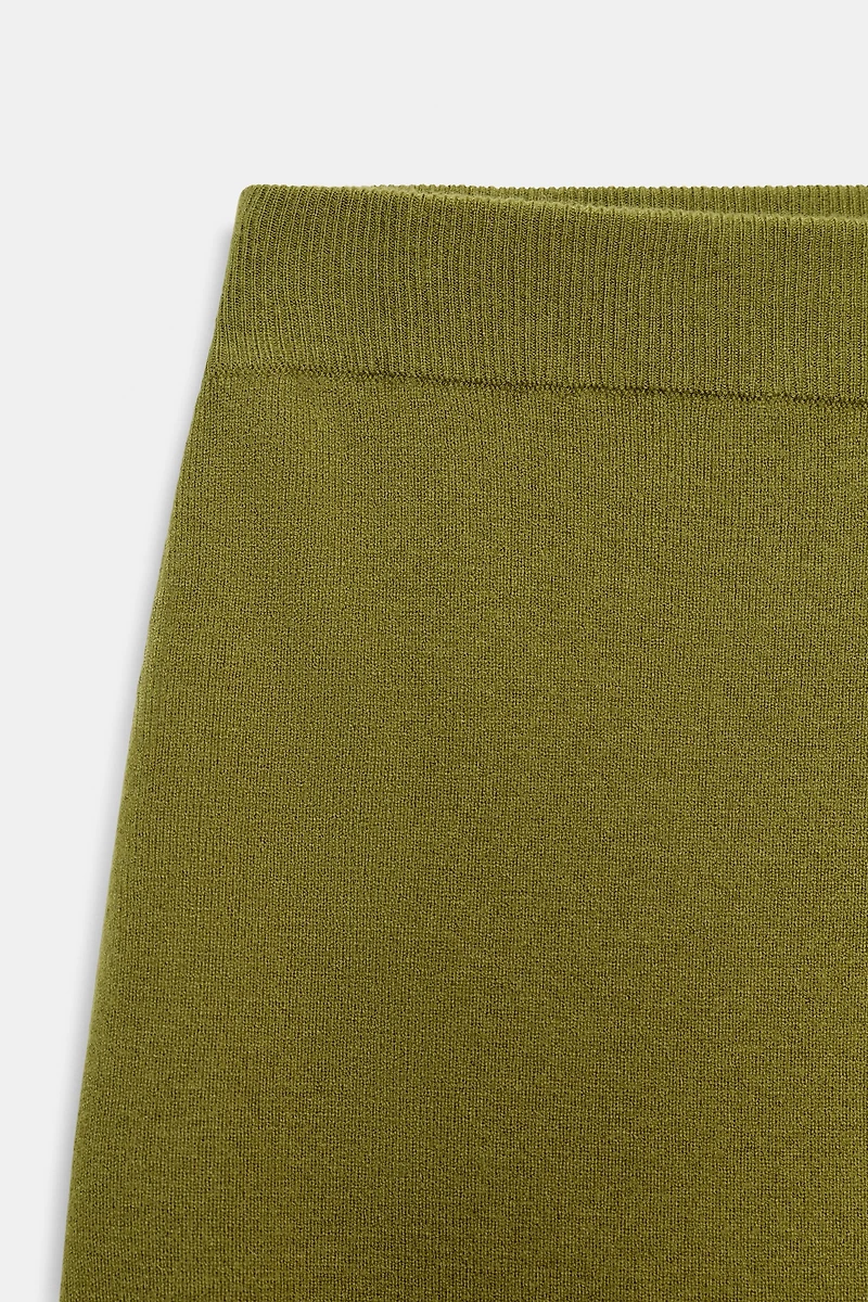 KNIT MIDI SKIRT