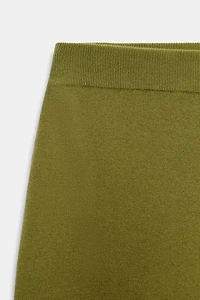 KNIT MIDI SKIRT