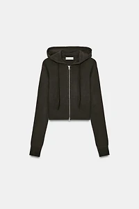 SEAMLESS CROPPED SWEATSHIRT