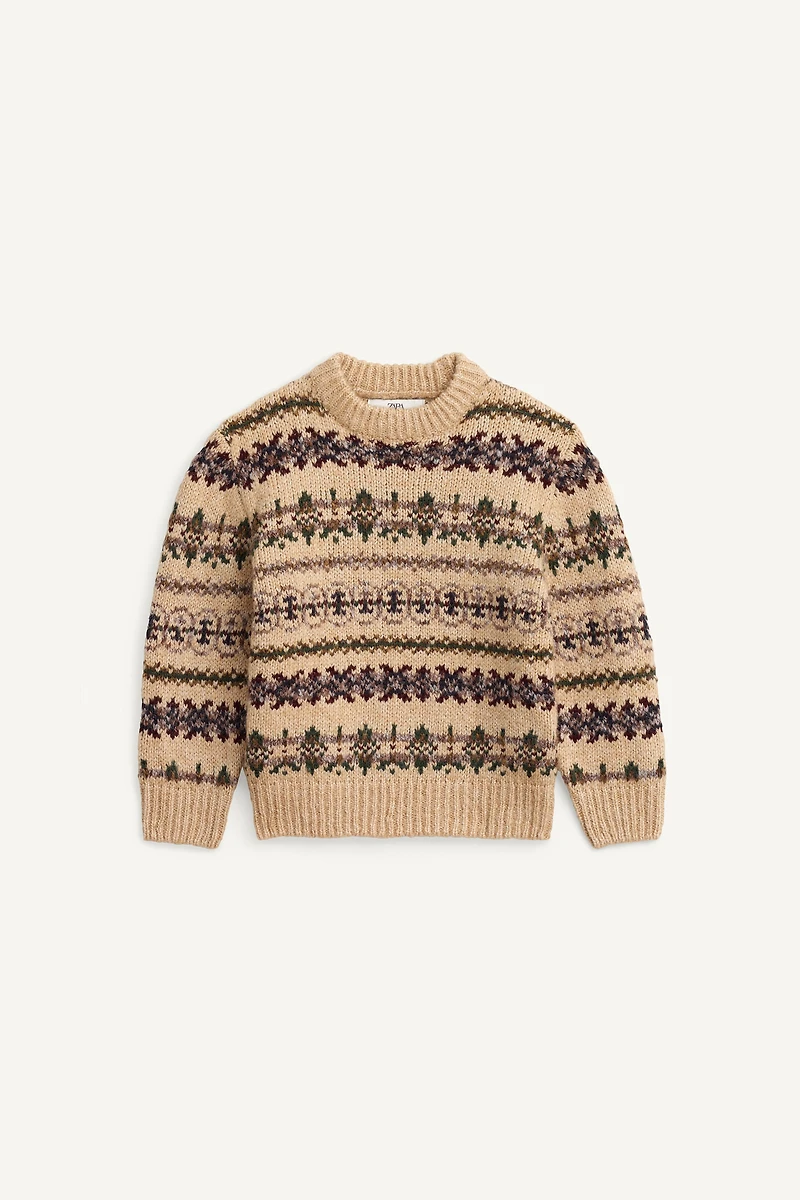 GRECA PRINT KNIT JUMPER LIMITED EDITION