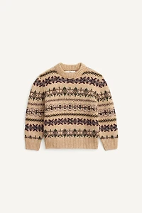GRECA PRINT KNIT JUMPER LIMITED EDITION