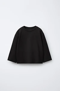 BASIC EMBROIDERED HEART T-SHIRT
