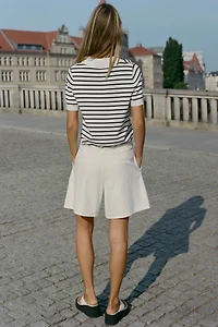 SHORT Z1975 EN DENIM AVEC CEINTURE CHAÎNE