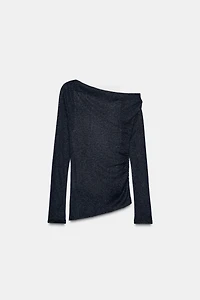 ASYMMETRIC DOUBLE EFFECT T-SHIRT