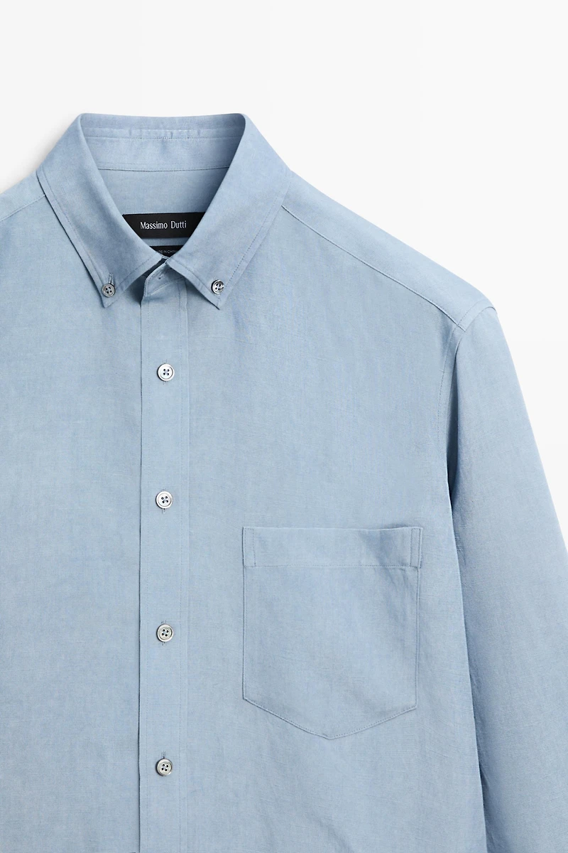 Regular fit flowing shirt