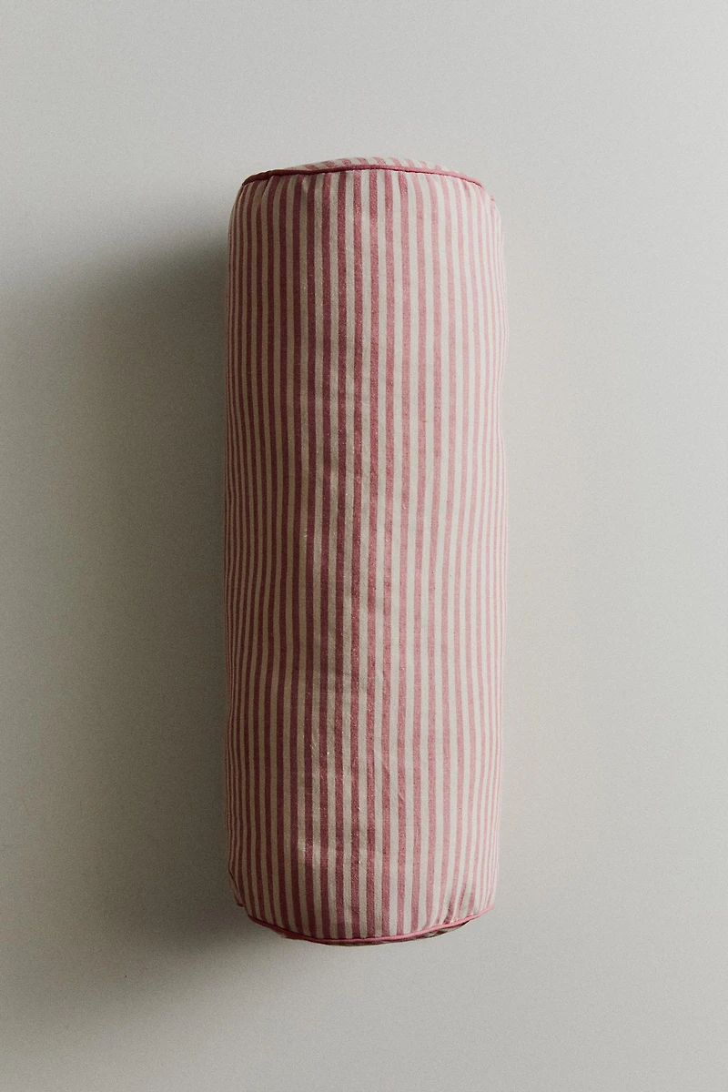 STRIPED BOLSTER PILLOW