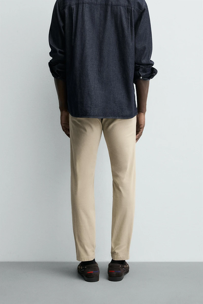 SKINNY CHINO PANTS