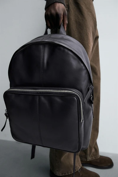 LEATHER BACKPACK