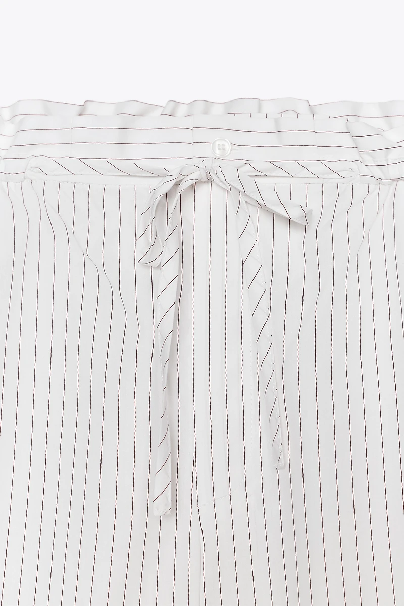 STRIPED PAJAMA PANTS