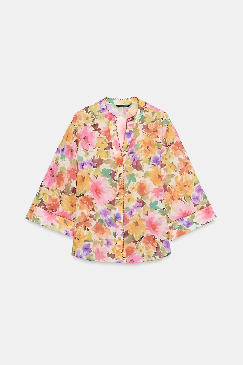 FLORAL PRINT SHIRT