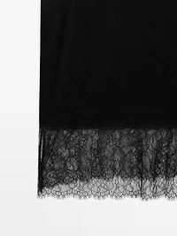 Camisole top with lace detail