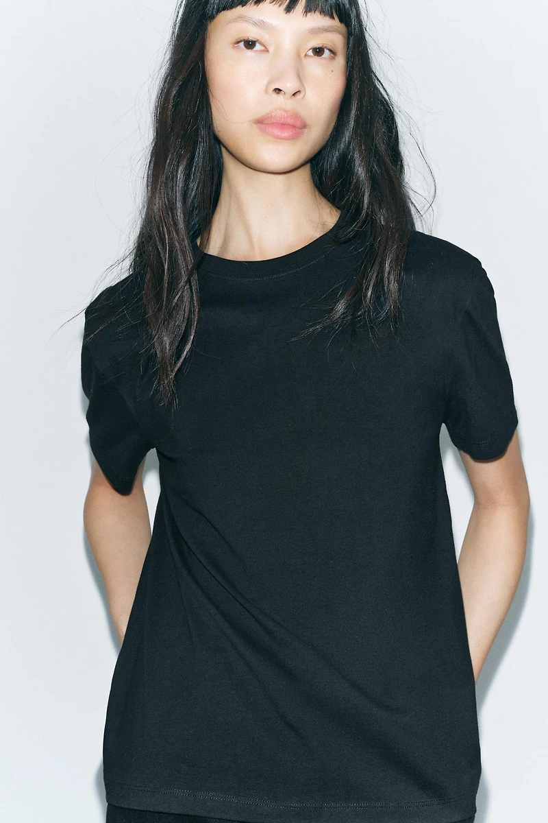 BASIC COTTON T-SHIRT