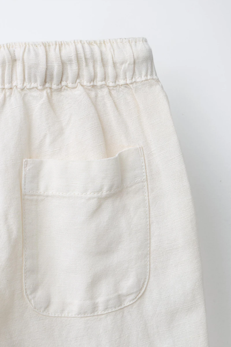 PANTALON FLUIDE AVEC LIN