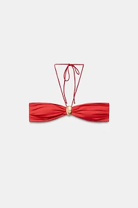 OVAL PIECE BANDEAU BIKINI TOP