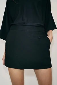 JUPE-PANTALON À POCHES