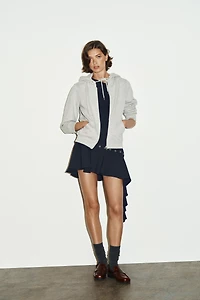 SHORT ASYMMETRIC STUDDED DRESS