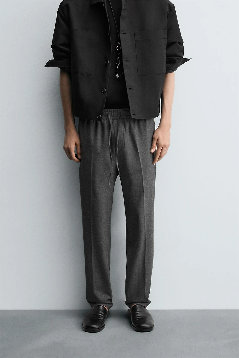 JOGGER WAIST STRETCH PANTS