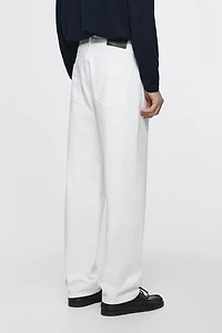 Faux jean straight