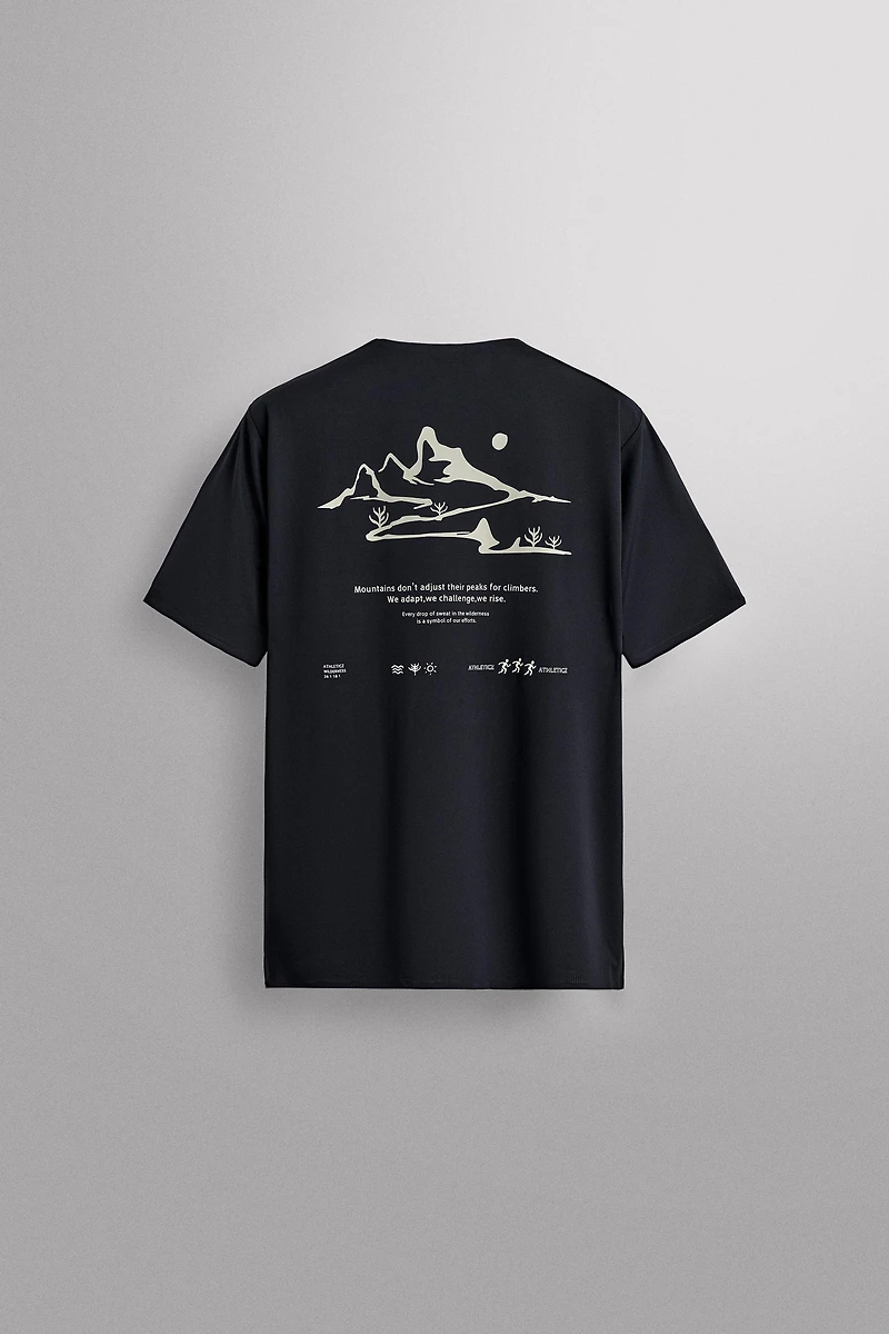 T-SHIRT TECHNIQUE IMPRIMÉ RUNNING