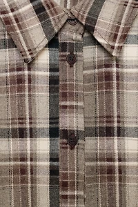 CHEMISE CINTRÉE À CARREAUX