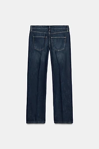 ZW COLLECTION LOW-RISE STRAIGHT LEG JEANS