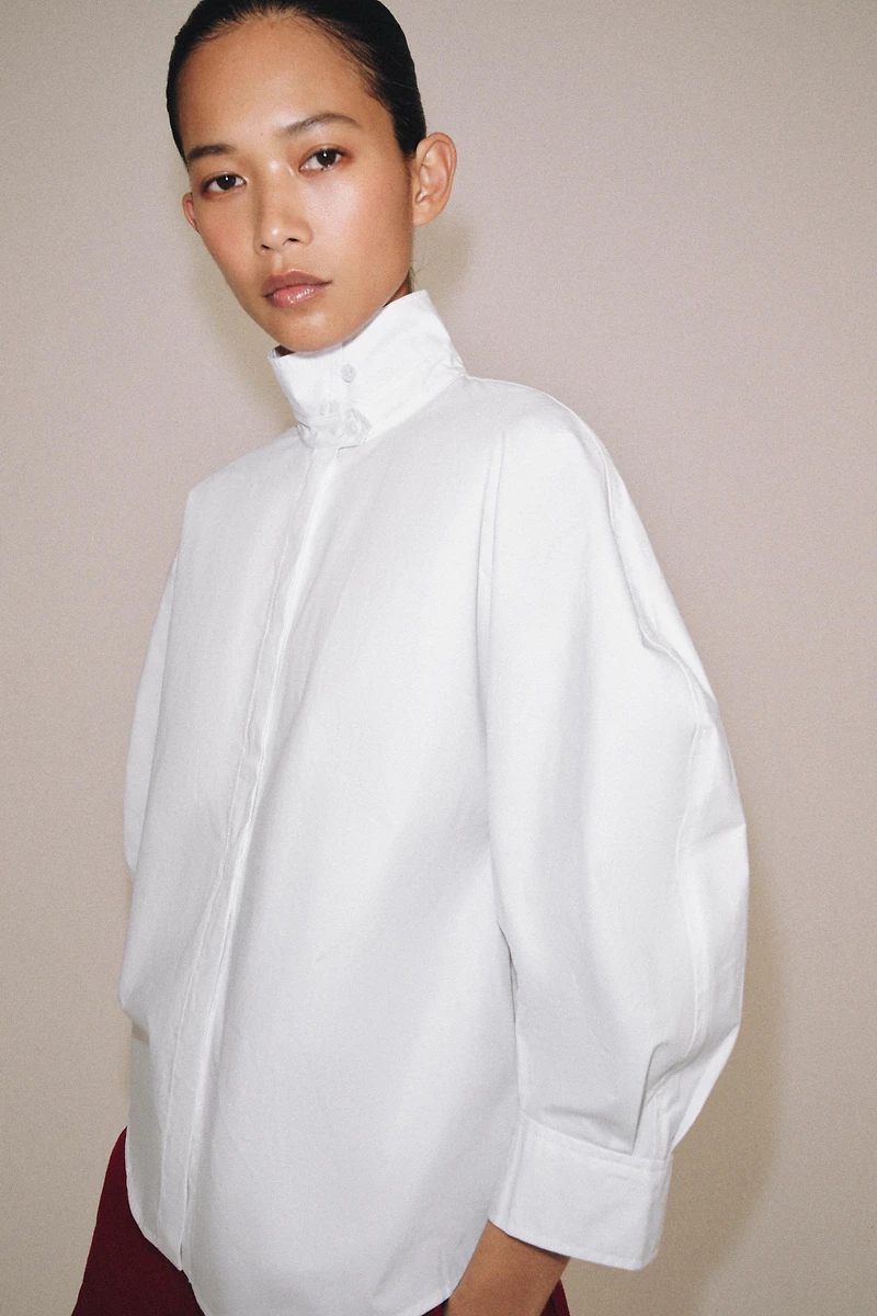 ZW COLLECTION PUFF SLEEVE SHIRT
