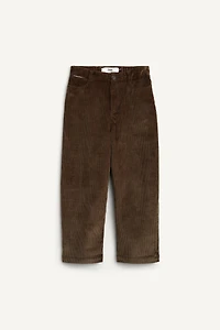 LIMITED EDITION STRAIGHT CORDUROY PANTS